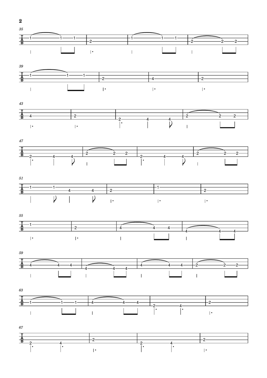 I'm With You I'm With You Acoustic Guitar scores gallery preview page 2