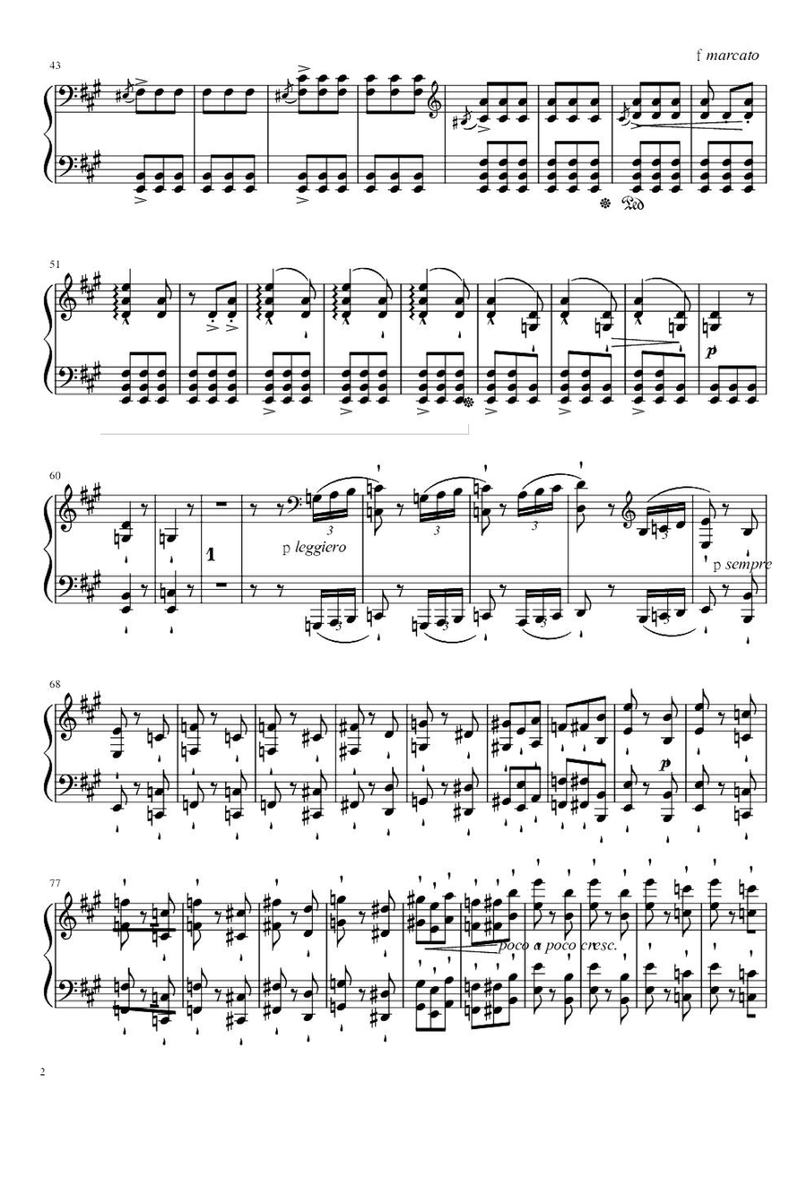 Mephisto Waltz No. 1 S. 514 - Franz Liszt Piano Solo scores gallery preview page 2