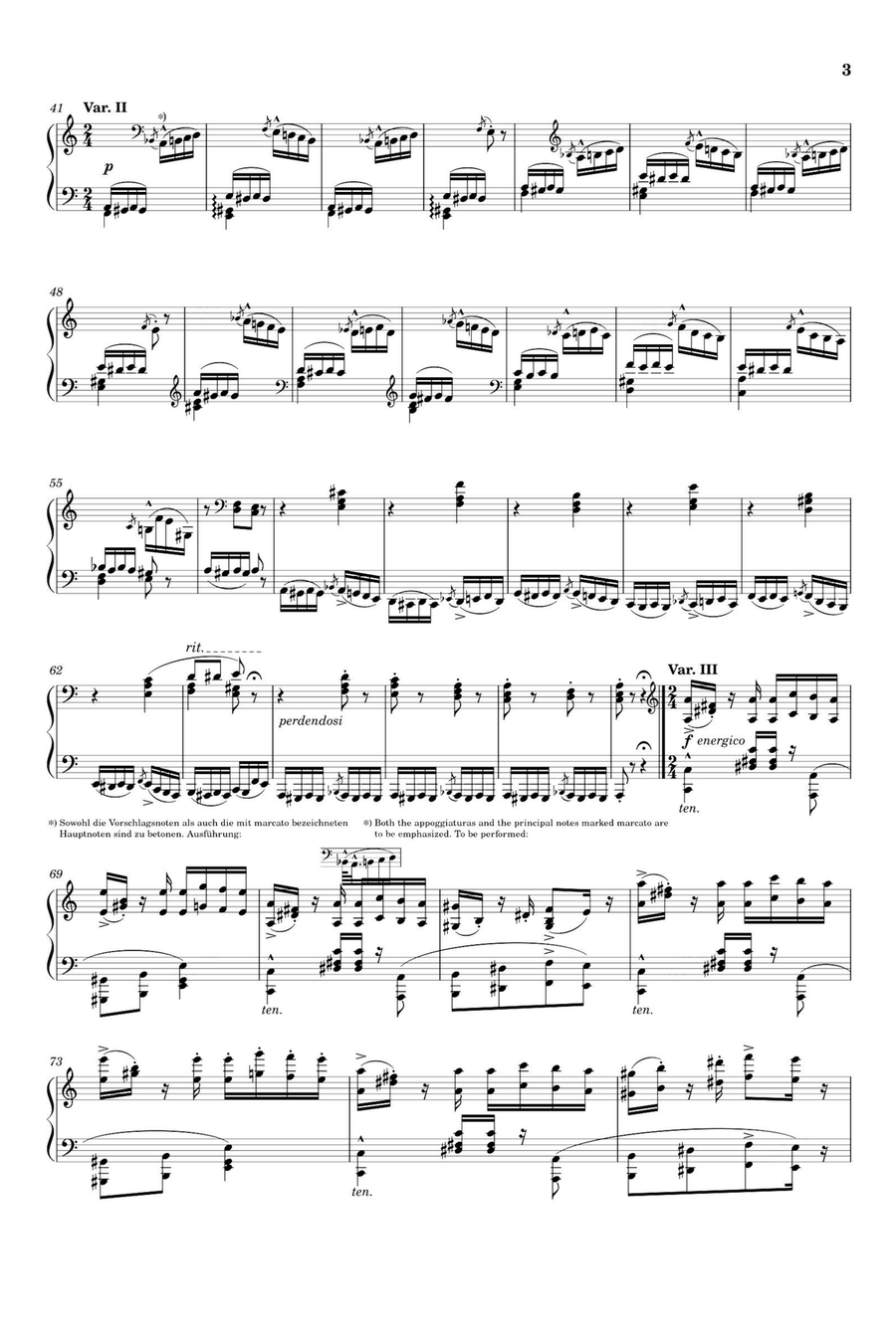 Grandes Études de Paganini No.6 Thèmes et variations - Franz Liszt Piano Solo scores gallery preview page 3
