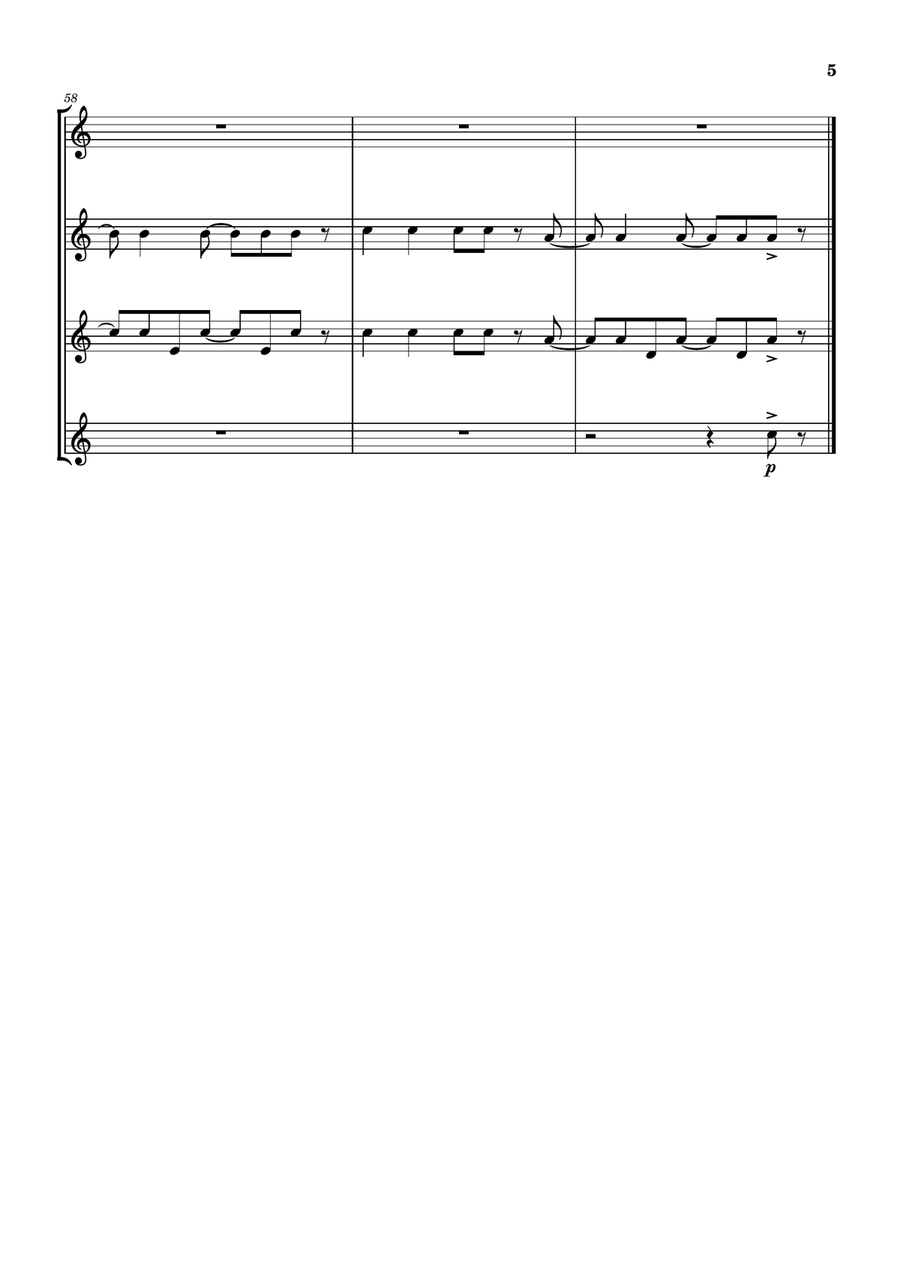 2009 2009 Saxophone Quartet scores gallery preview page 5