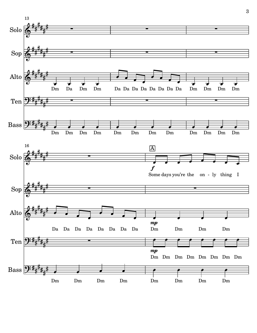 Teeth Teeth 4-Part scores gallery preview page 3