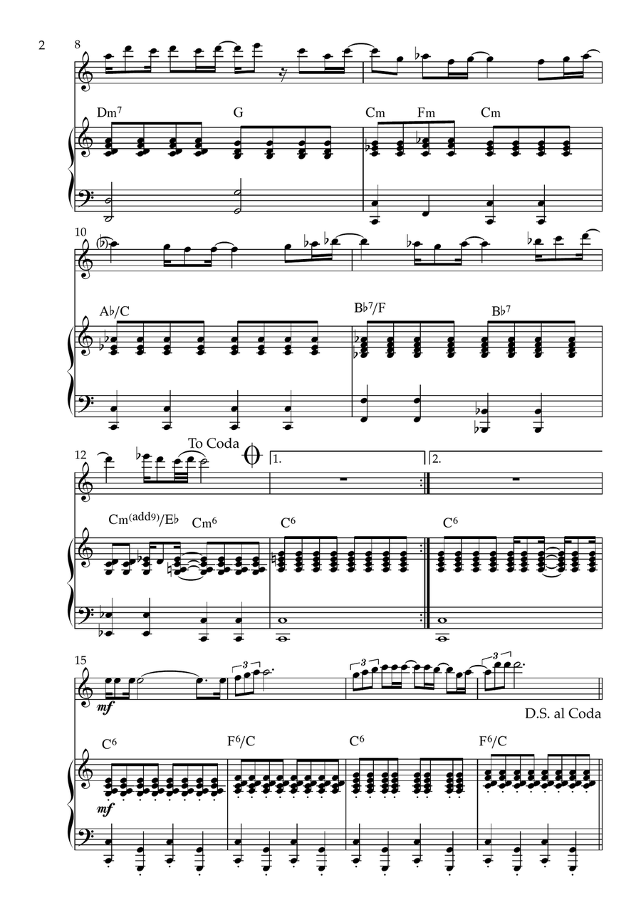 The Fool On The Hill The Fool On The Hill Flute Solo scores gallery preview page 2