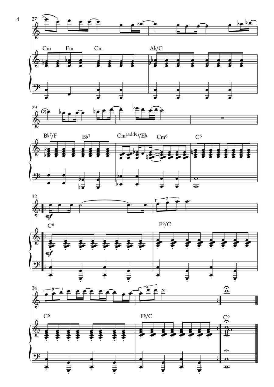 The Fool On The Hill The Fool On The Hill Flute Solo scores gallery preview page 4