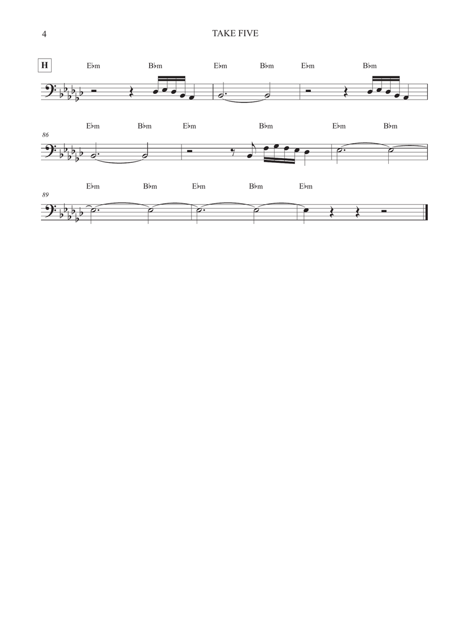 Take Five Take Five Piano scores gallery preview page 4