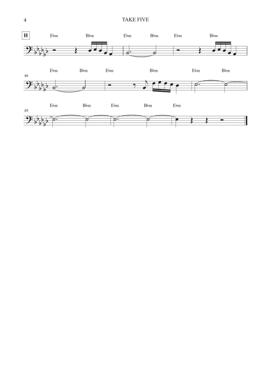 Take Five Take Five Piano scores gallery preview page 4