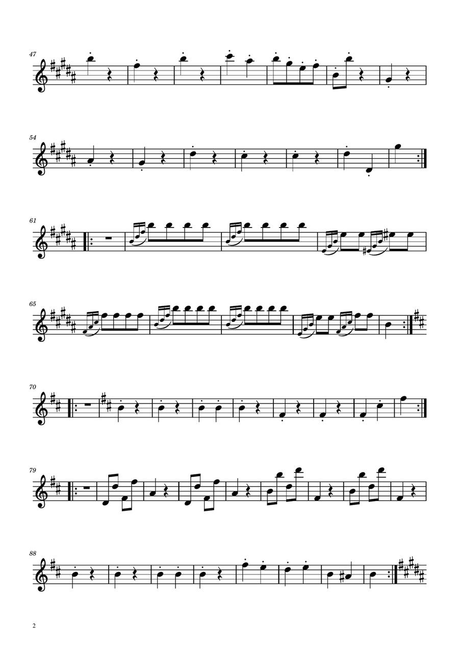 Turkish March - Sax Trio SAT SAT scores gallery preview page 2