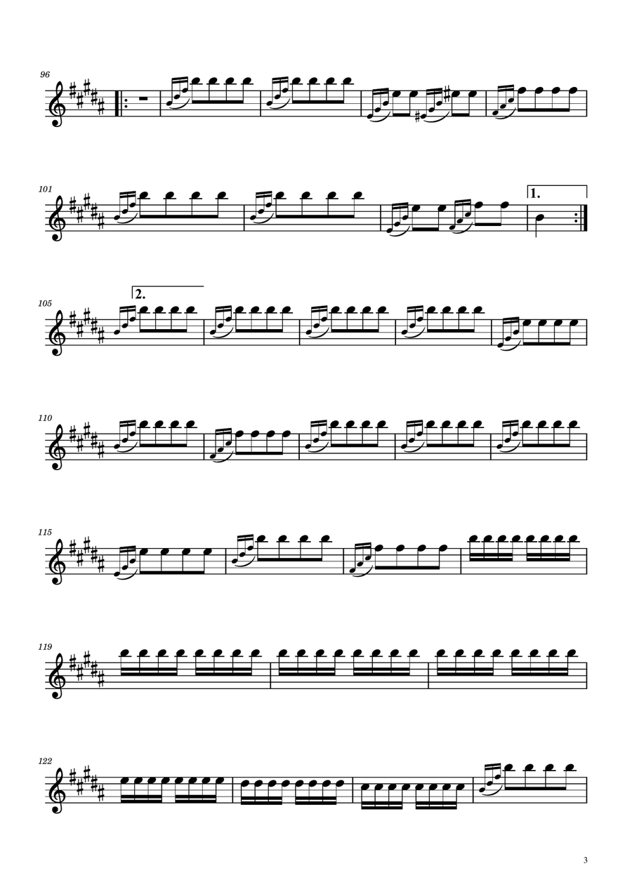 Turkish March - Sax Trio SAT SAT scores gallery preview page 3