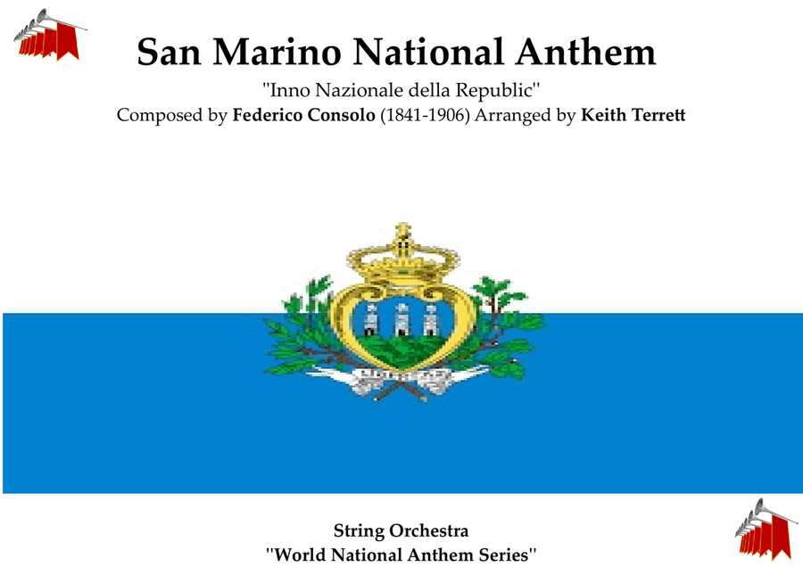 San Marino National Anthem for String Orchestra String Orchestra scores gallery preview page 1