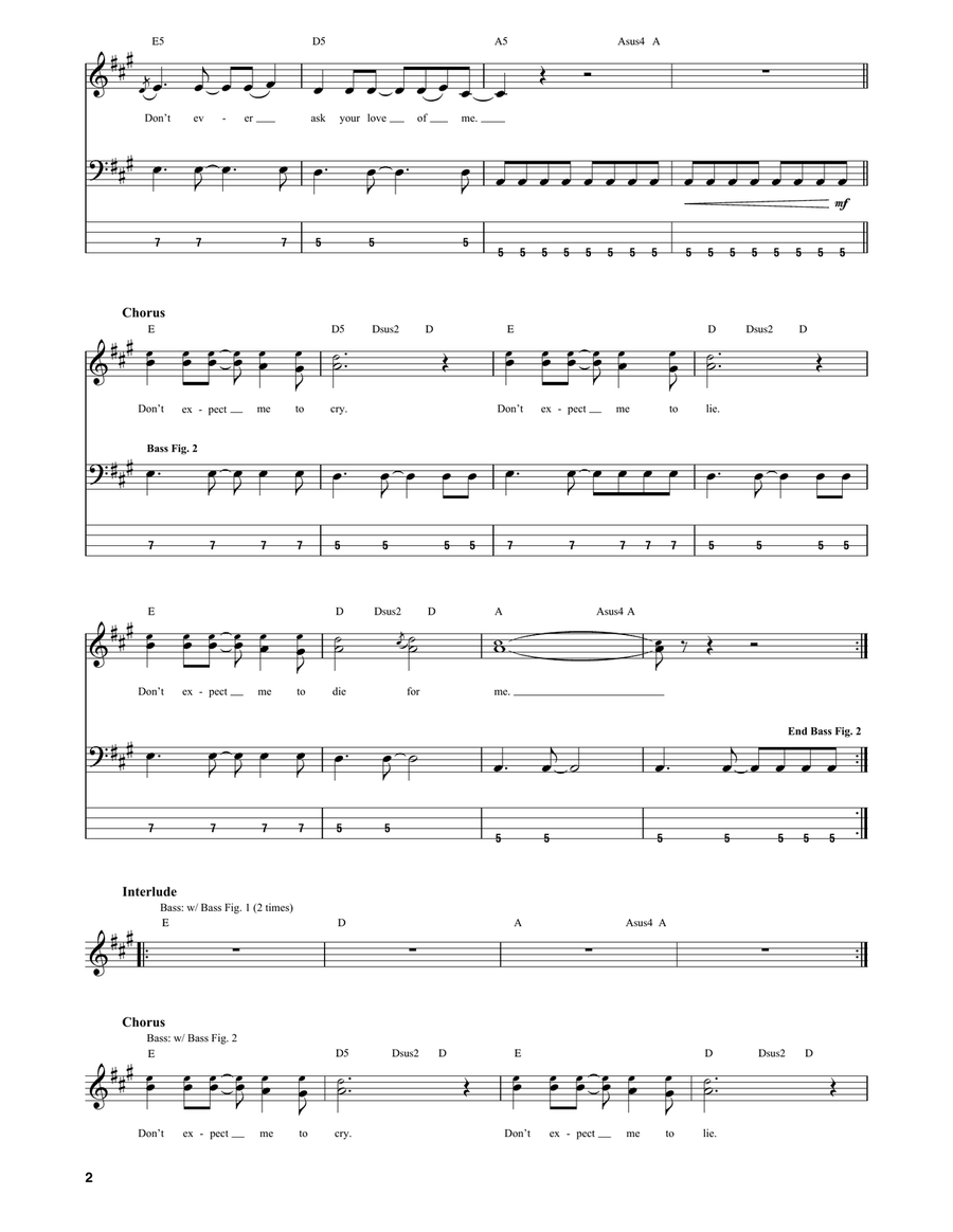 Jesus Doesn't Want Me For A Sunbeam Acoustic Guitar scores gallery preview page 2