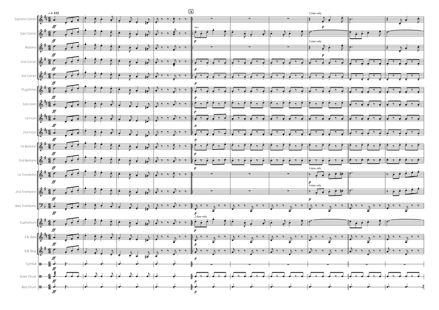 Bokser-Marsch Brass Band scores gallery preview page 2