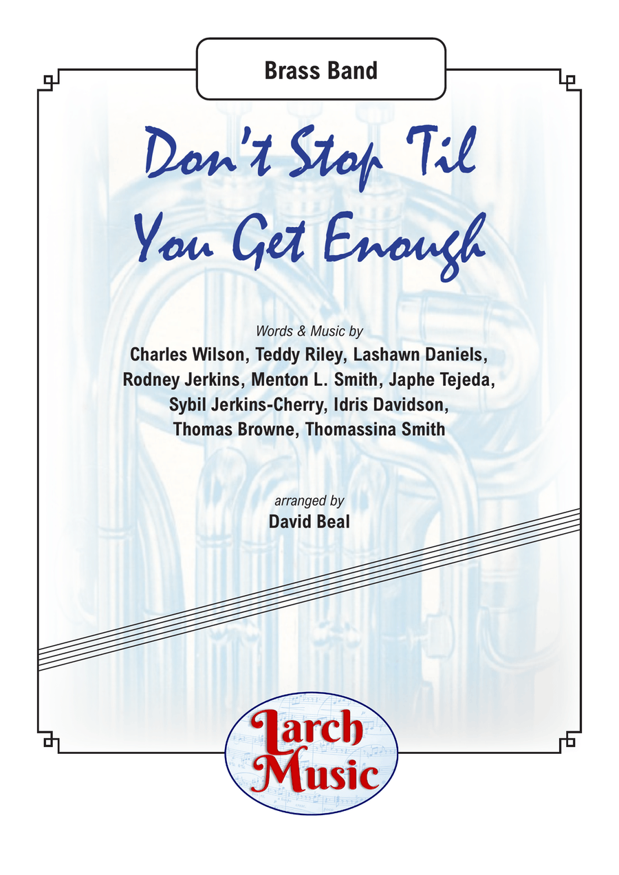 Don't Stop Til You Get Enough Brass Band scores gallery preview page 1