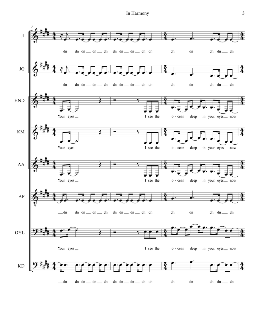 In Harmony In Harmony Divisi scores gallery preview page 3