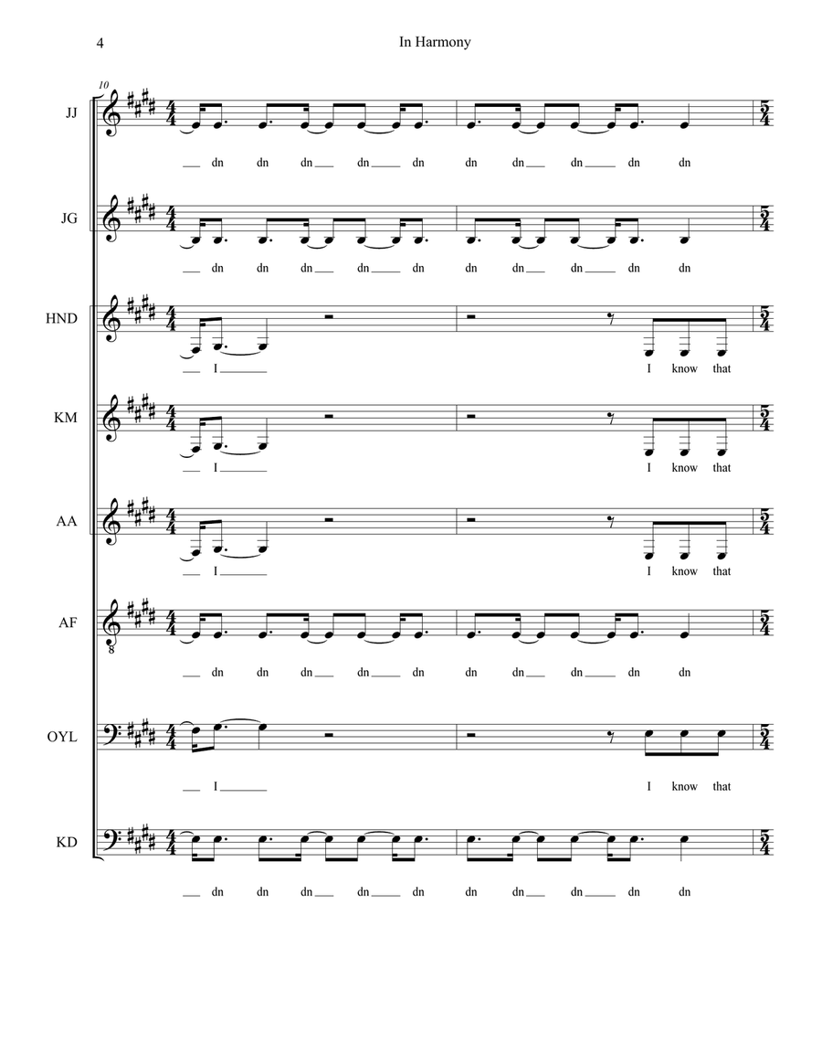 In Harmony In Harmony Divisi scores gallery preview page 4