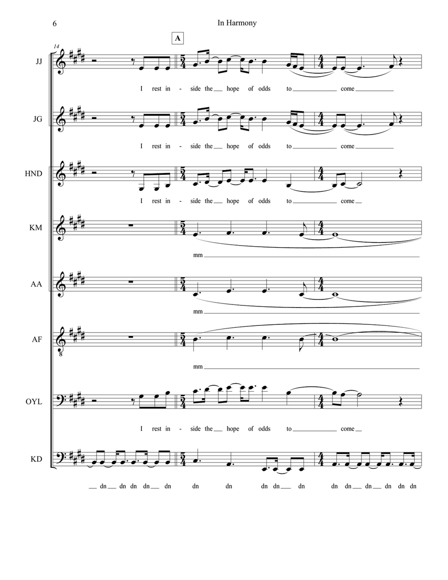 In Harmony In Harmony Divisi scores gallery preview page 6