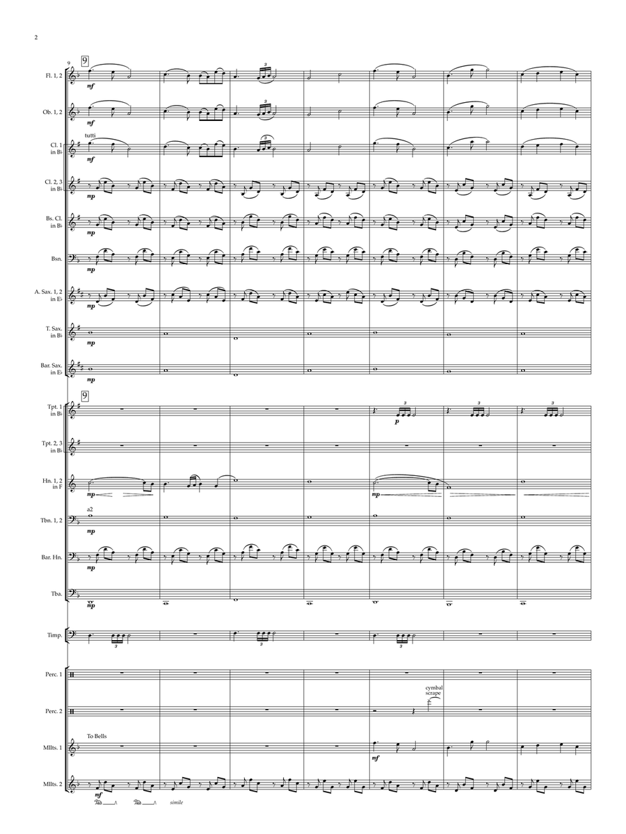 The End of a Misspent Life Concert Band scores gallery preview page 6