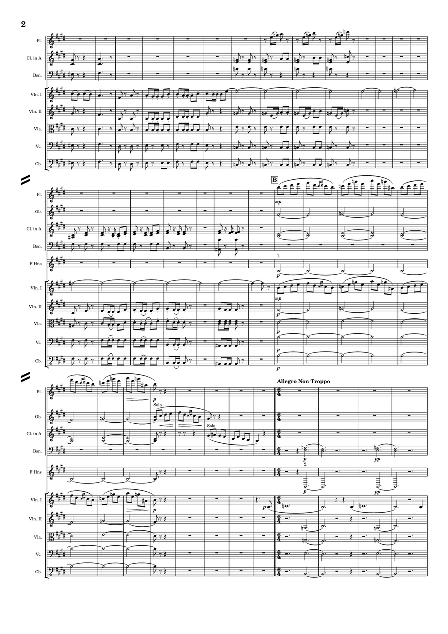 La Belle Helene. Overture Full Orchestra scores gallery preview page 2