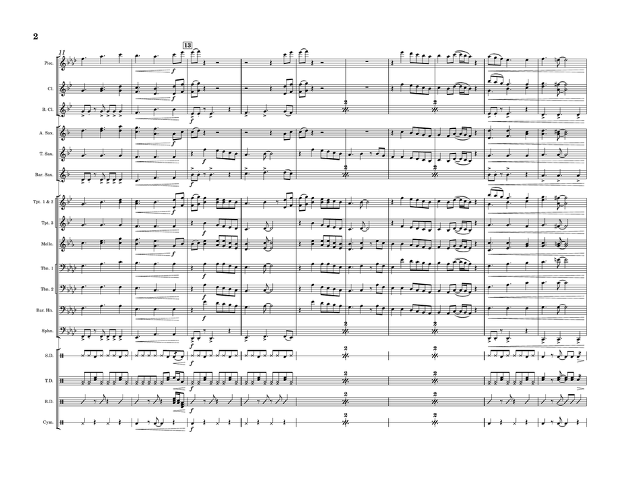 I Want It That Way I Want It That Way Marching Band scores gallery preview page 2