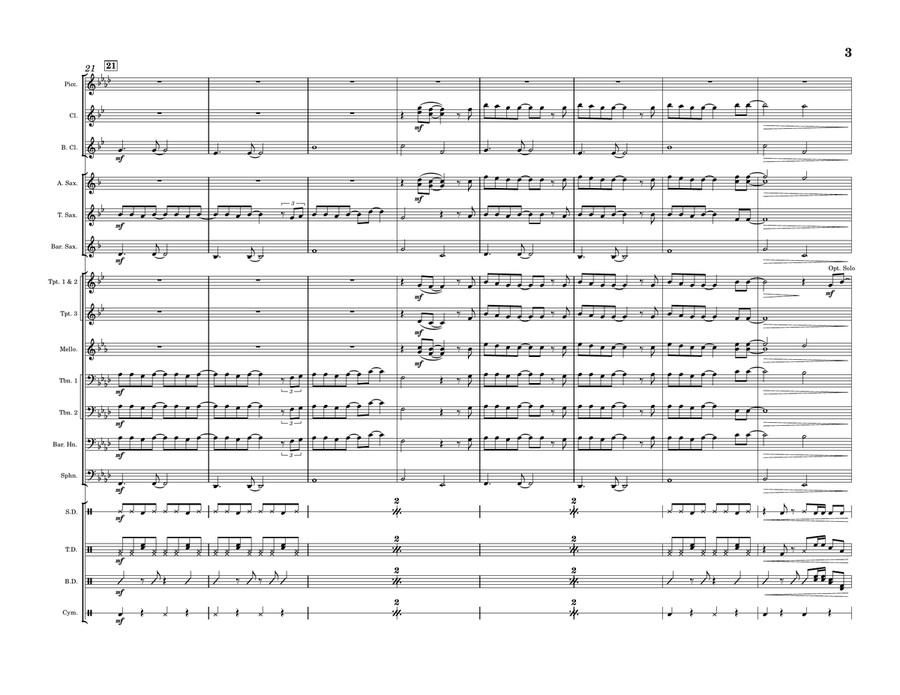 I Want It That Way I Want It That Way Marching Band scores gallery preview page 3