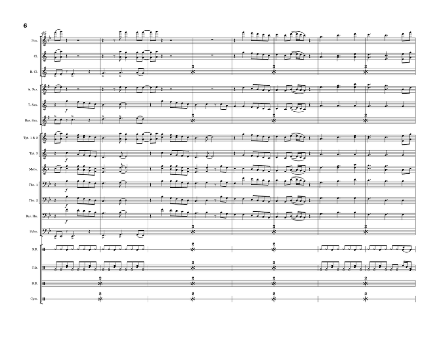 I Want It That Way I Want It That Way Marching Band scores gallery preview page 6