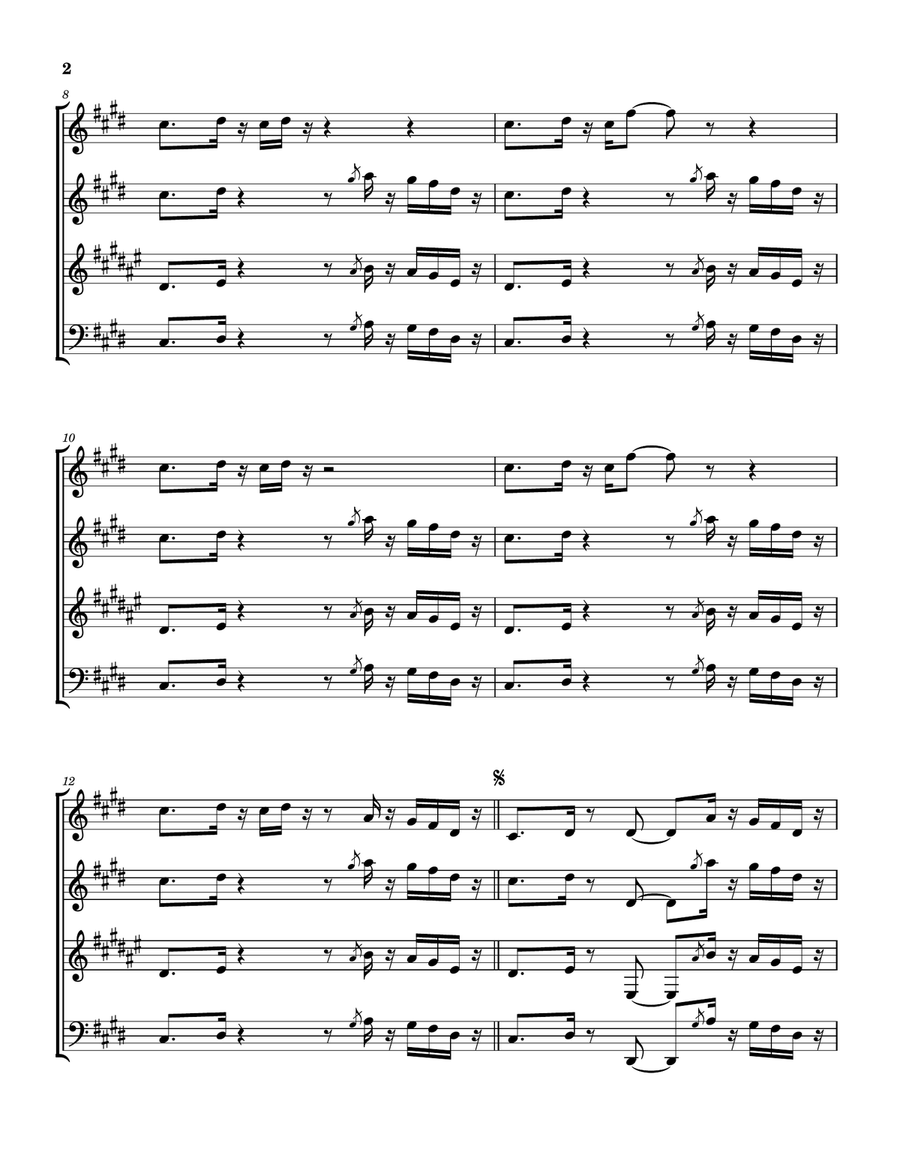 Squid Ink Squid Ink Woodwind Quartet scores gallery preview page 3