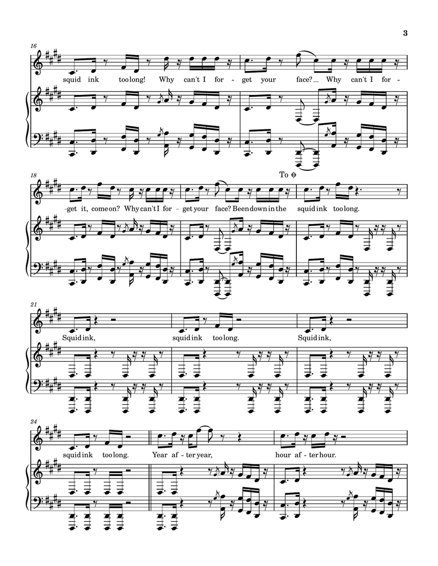 Squid Ink Squid Ink Piano, Vocal scores gallery preview page 4
