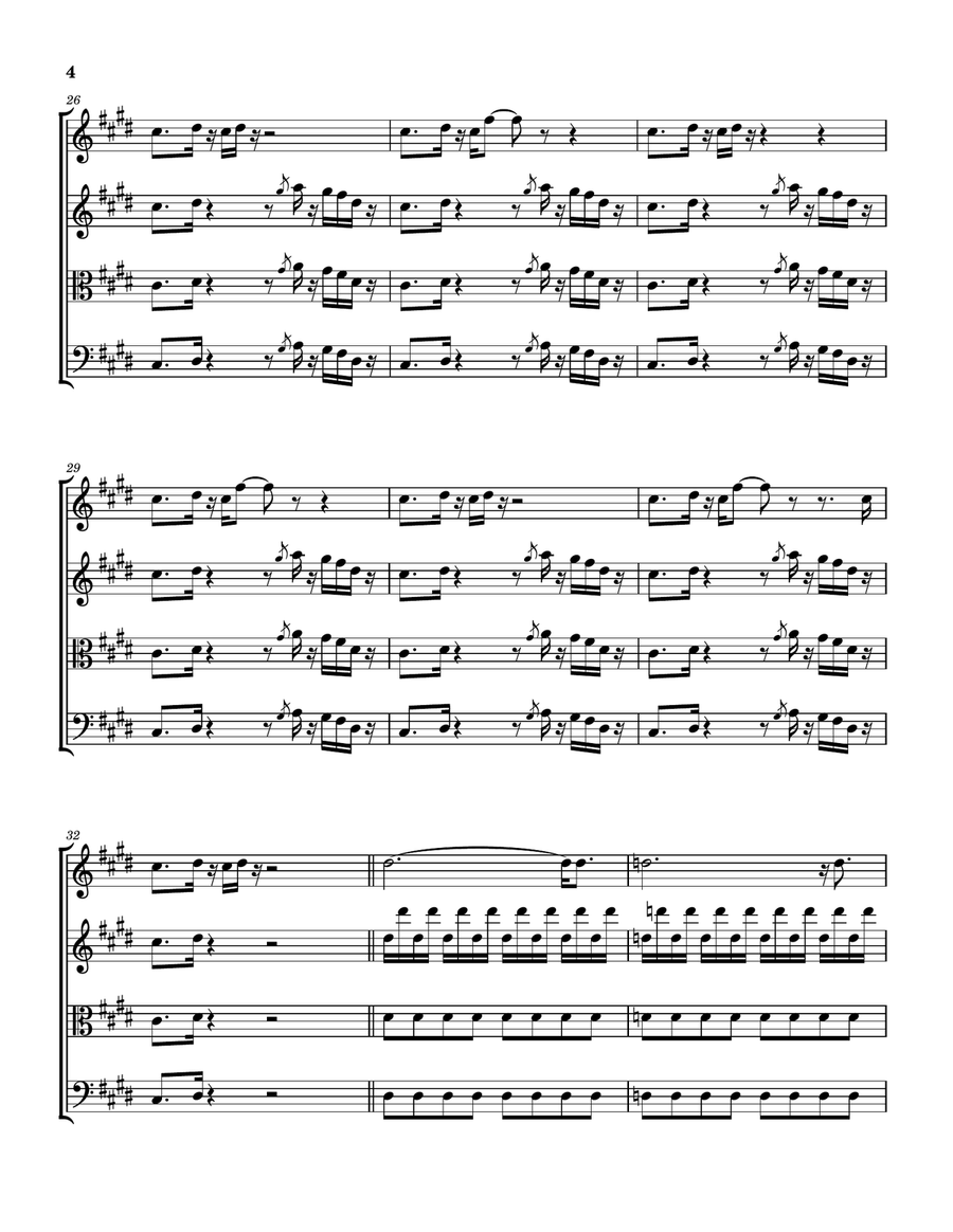 Squid Ink Squid Ink String Quartet scores gallery preview page 5