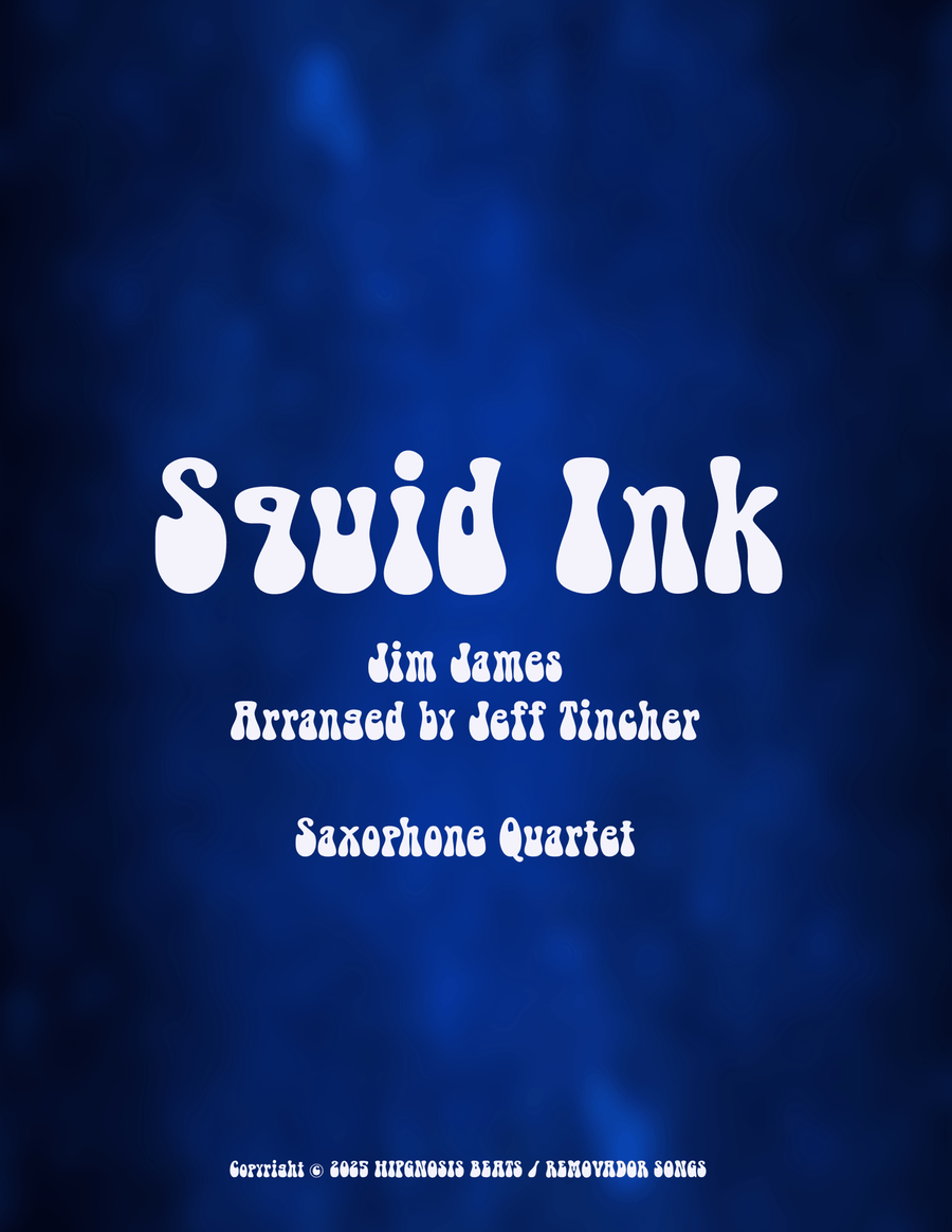 Squid Ink Saxophone Quartet scores gallery preview page 1