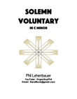 Solemn Voluntary in C minor, organ work by Phil Lehenbauer