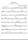 A Quiet Place a - solo for Violin with piano accompaniment (American folk song - Shenandoah)