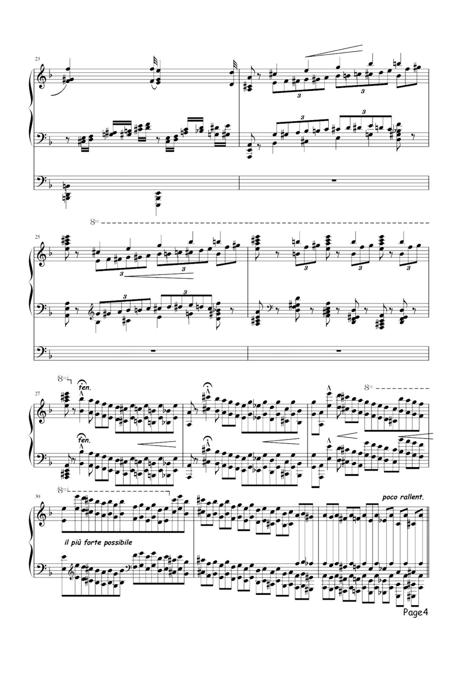 Mazeppa, Symphonic Poem No.6, S.100 - Franz Liszt Piano Solo scores gallery preview page 4