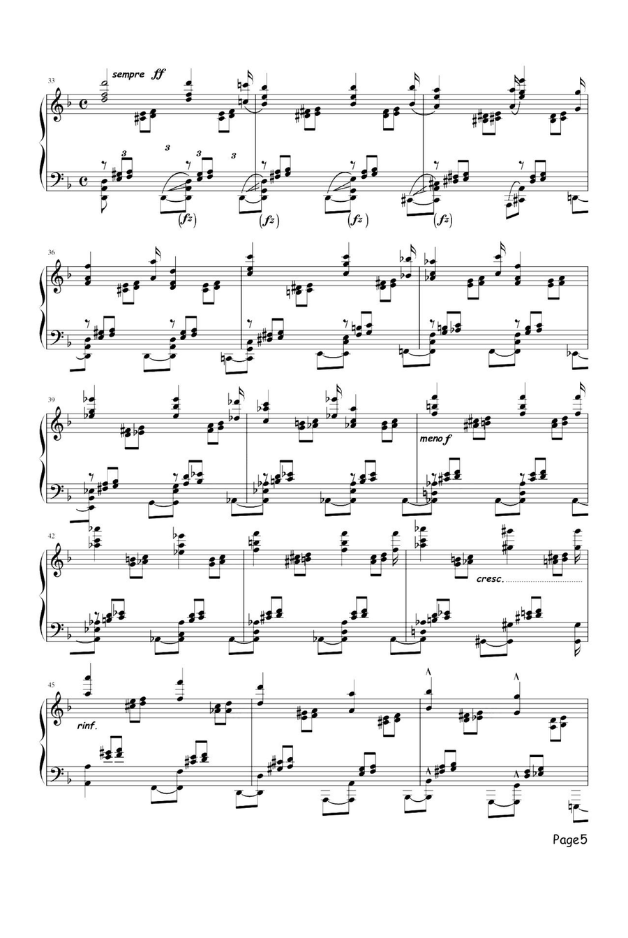 Mazeppa, Symphonic Poem No.6, S.100 - Franz Liszt Piano Solo scores gallery preview page 5