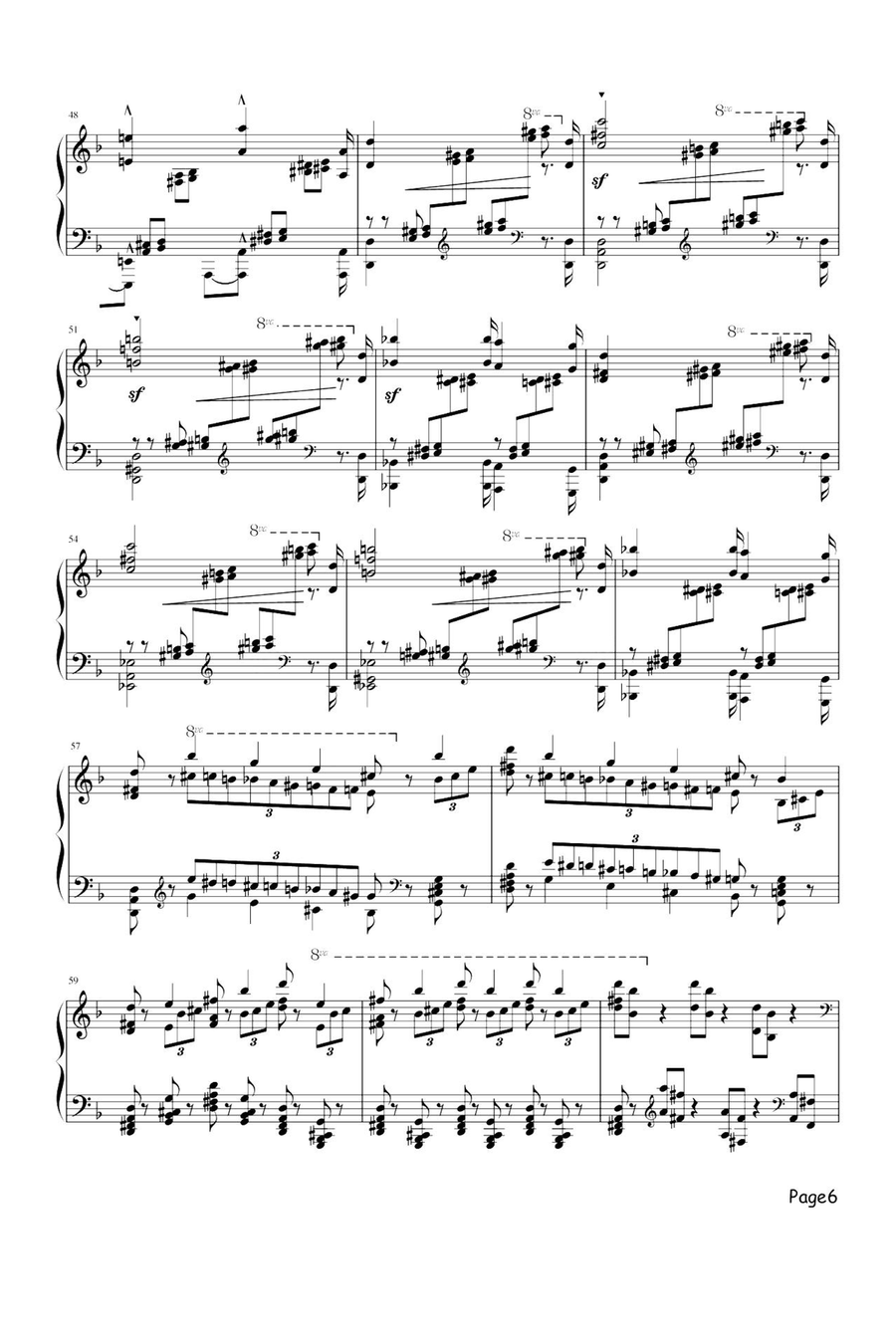 Mazeppa, Symphonic Poem No.6, S.100 - Franz Liszt Piano Solo scores gallery preview page 6