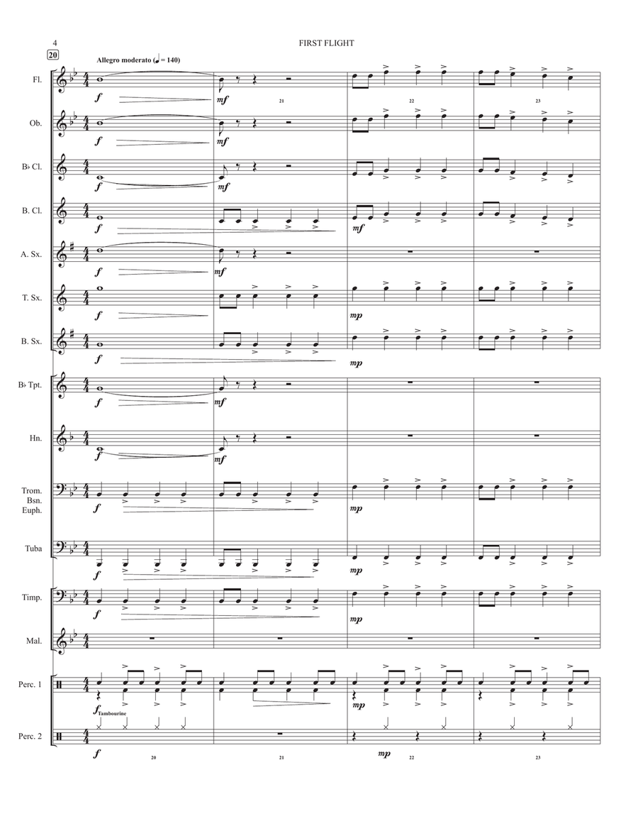 First Flight Concert Band scores gallery preview page 6