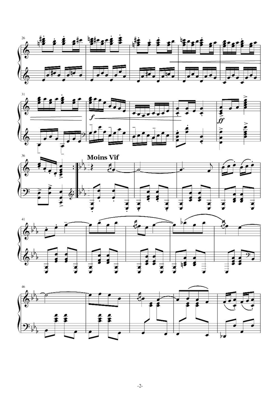 Le Tombeau de Couperin Rigaudon - Maurice Ravel Piano Solo scores gallery preview page 2