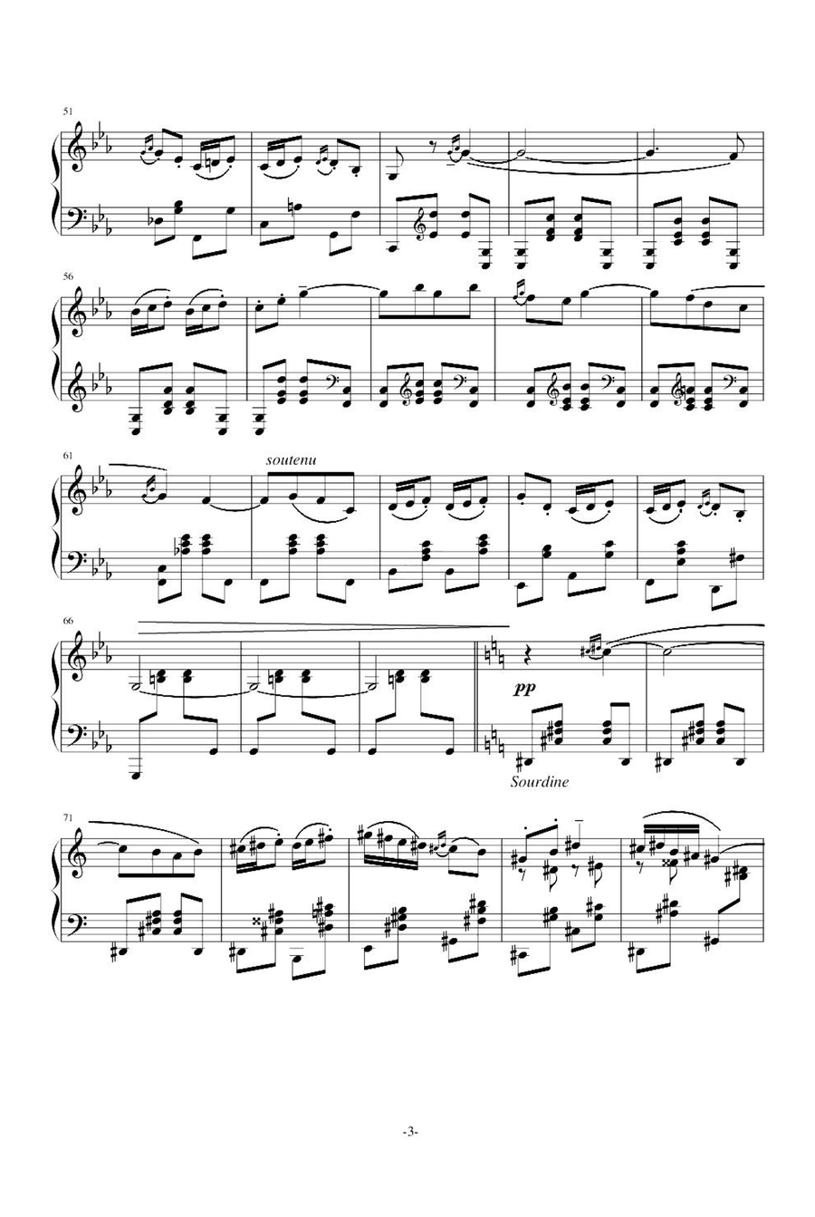 Le Tombeau de Couperin Rigaudon - Maurice Ravel Piano Solo scores gallery preview page 3