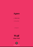 H. Wolf-Agnes,in f sharp minor