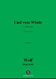 H. Wolf-Lied vom Winde,in b flat minor