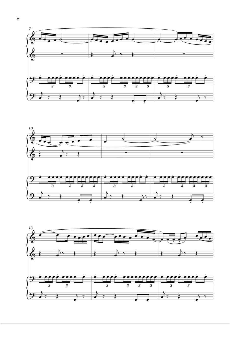 Boléro - Maurice Ravel Boléro - Maurice Ravel Piano Solo scores gallery preview page 2