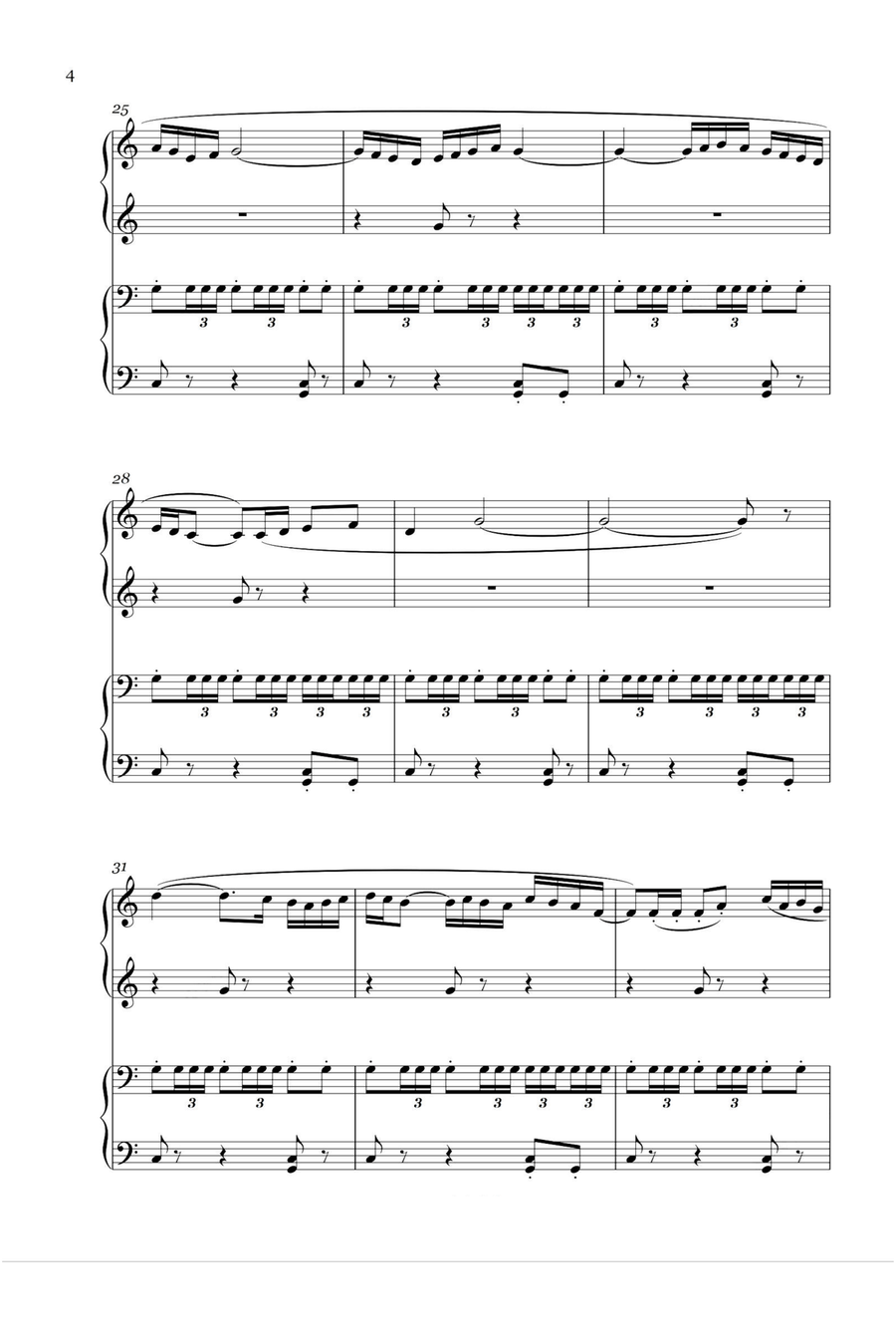 Boléro - Maurice Ravel Boléro - Maurice Ravel Piano Solo scores gallery preview page 4