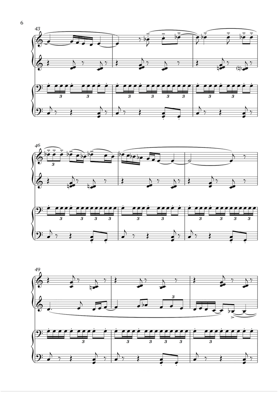 Boléro - Maurice Ravel Boléro - Maurice Ravel Piano Solo scores gallery preview page 6