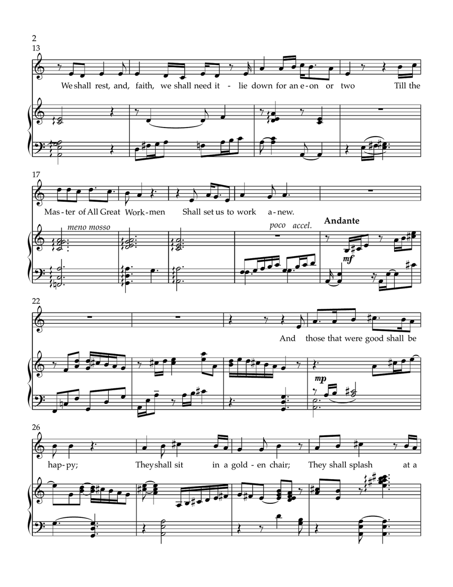 When Earth's Last Picture Is Painted Piano, Vocal scores gallery preview page 2