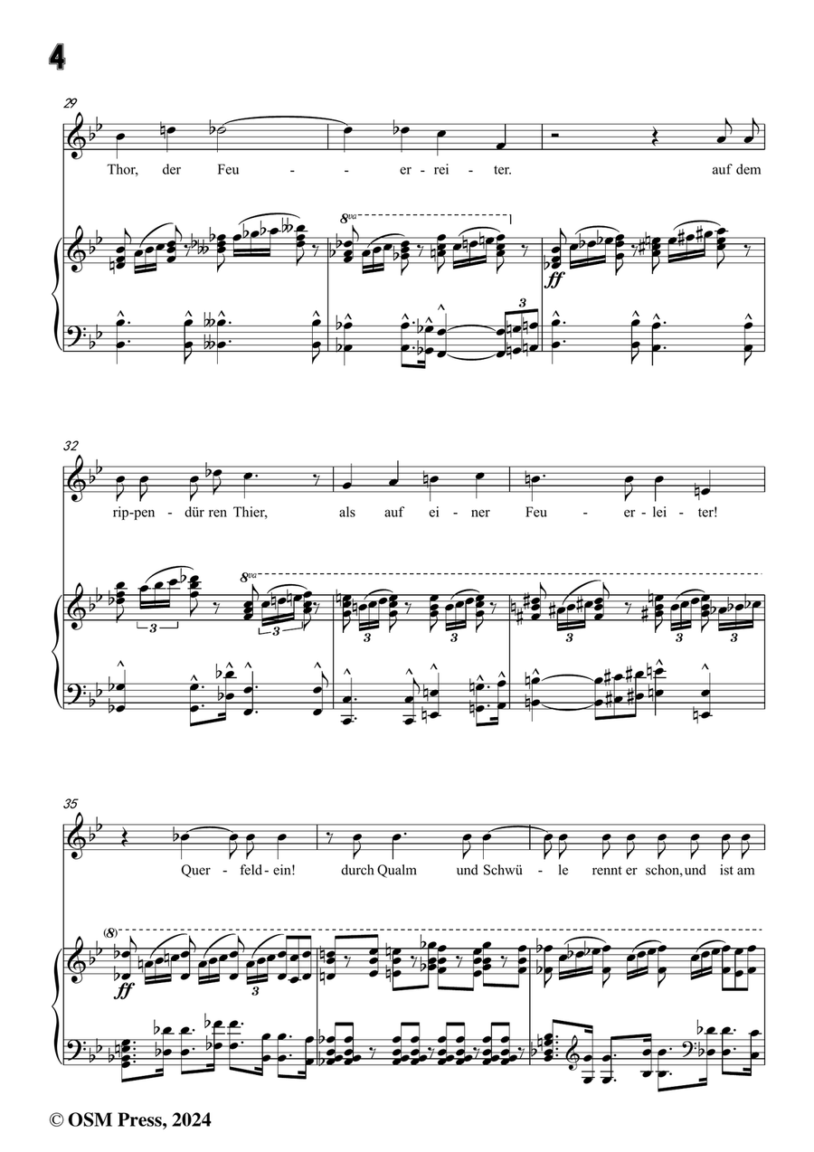 H. Wolf-Der Feuerreiter,in g minor Piano, Vocal scores gallery preview page 6
