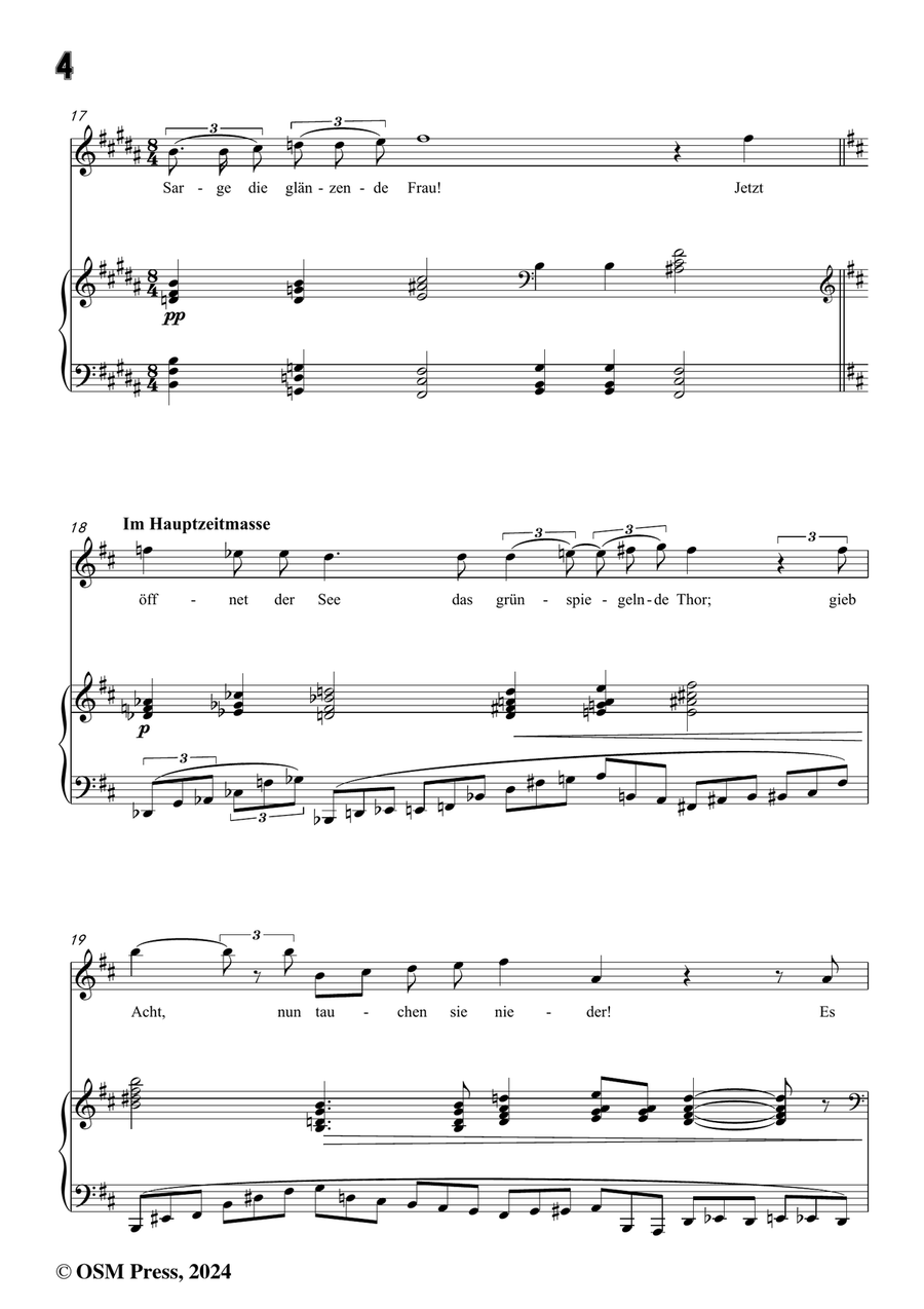 H. Wolf-Die Geister am Mummelsee,in f sharp minor Piano, Vocal scores gallery preview page 6