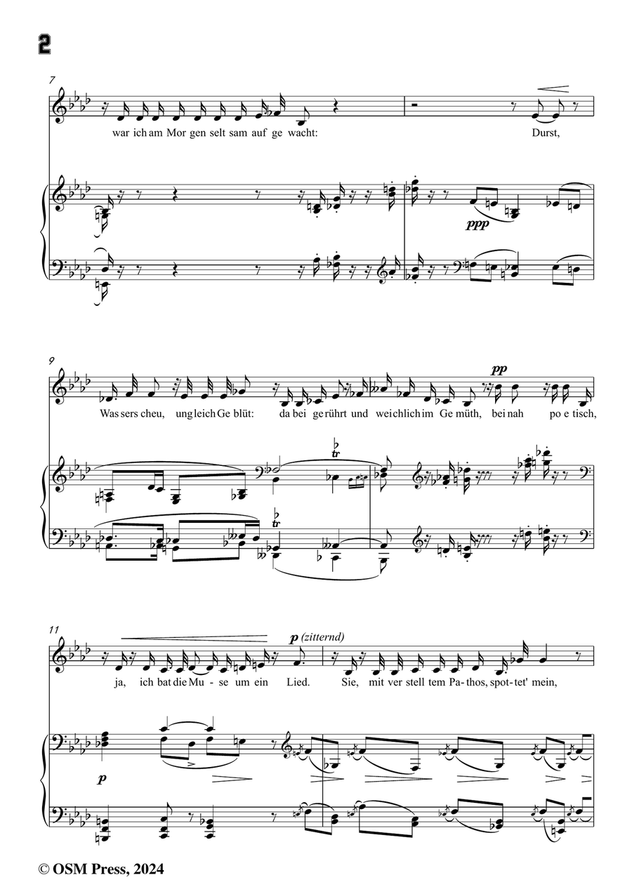 H. Wolf-Zur Warnung,in f minor Piano, Vocal scores gallery preview page 4