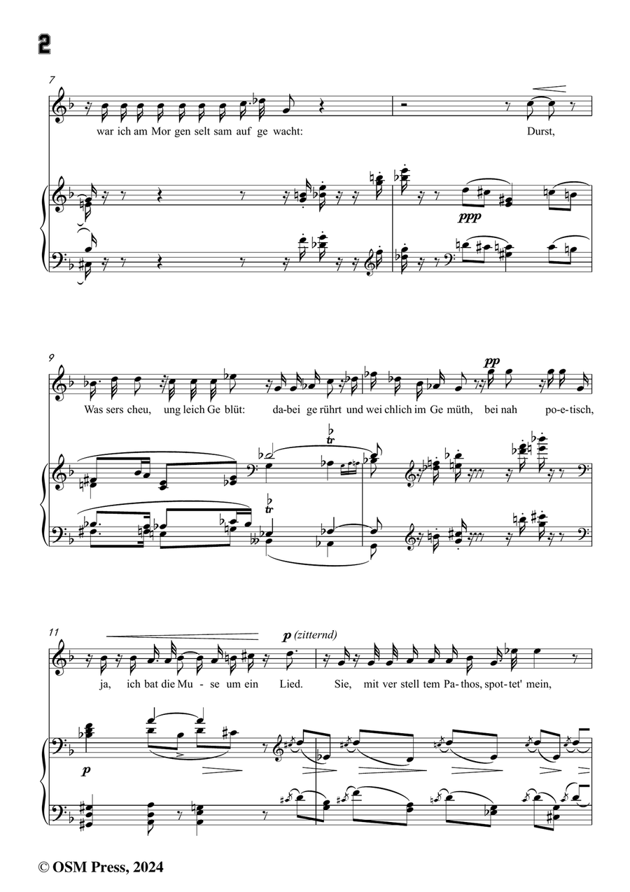 H. Wolf-Zur Warnung,in d minor Piano, Vocal scores gallery preview page 4