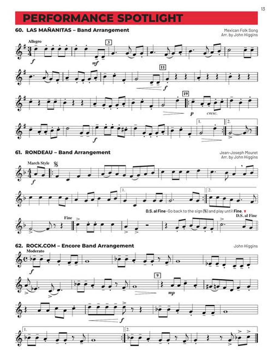 Essential Elements for Band – Bb Trumpet Book 2 with EEi Concert Band Methods scores gallery preview page 5