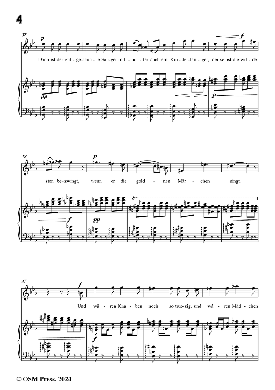 H. Wolf-Der Rattenfänger,in c minor Piano, Vocal scores gallery preview page 6
