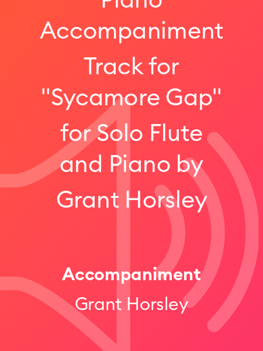 Piano Accompaniment Track for 