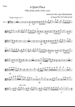A Quiet Place - a solo for Viola with piano accompaniment (American folk song - Shenandoah)