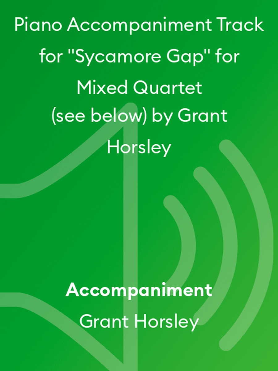 Piano Accompaniment Track for 